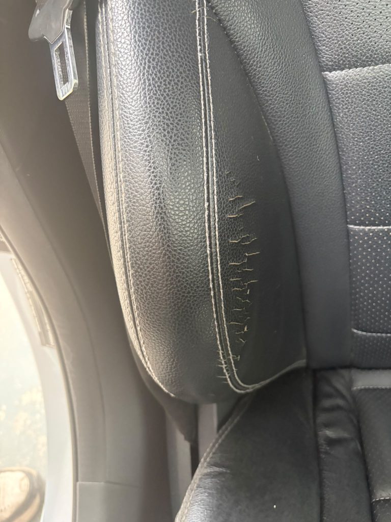Leather Seat Bolster Repairs Chips & Scuffs Auto Cosmetics